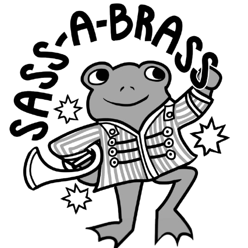 Sass-A-Brass logo